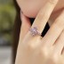 925 Sterling Silver Sparkle Flower Zirconia Band Ring 70100255