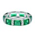 925 Sterling Silver Shiny Heart Zirconia Band Ring 70100261