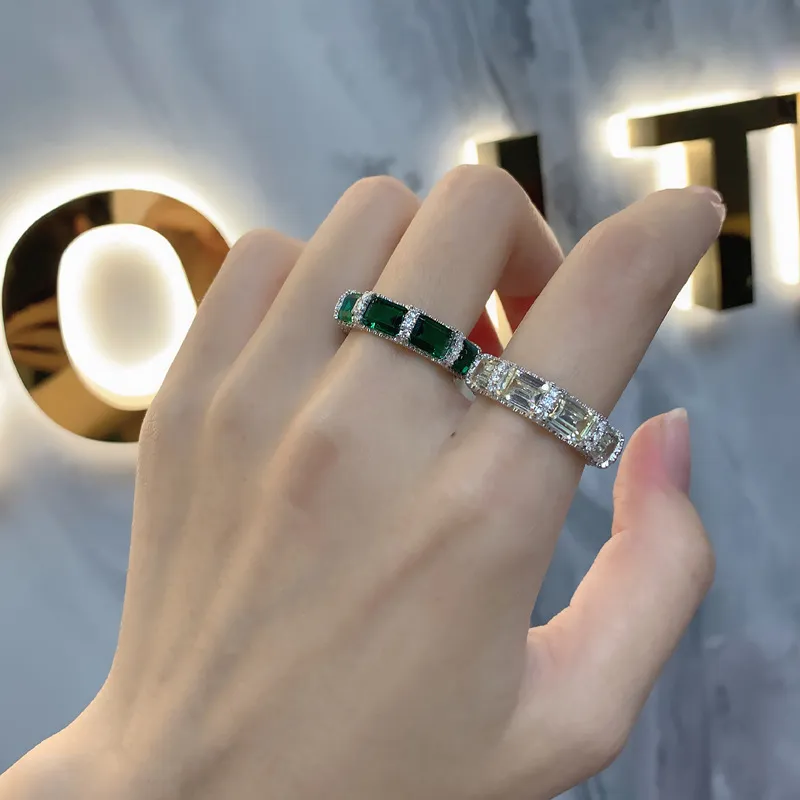 925 Sterling Silver Shiny Heart Zirconia Band Ring 70100261 - image1