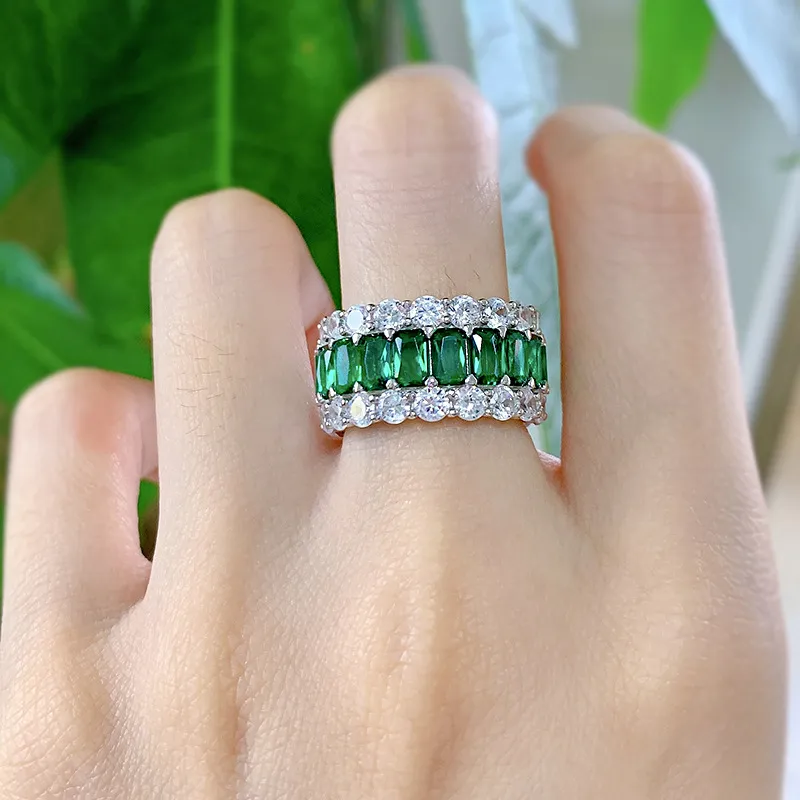 925 Sterling Silver Luxury Party Zirconia Band Ring 70100276 - image3