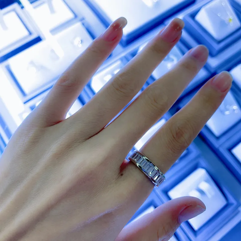 925 Sterling Silver Luxury Party Zirconia Band Ring 70100289 - image1