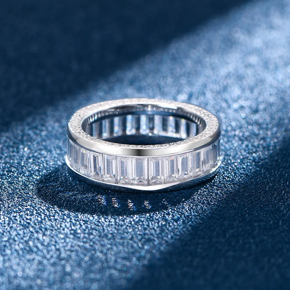 925 Sterling Silver Luxury Party Zirconia Band Ring 70100289 - image2