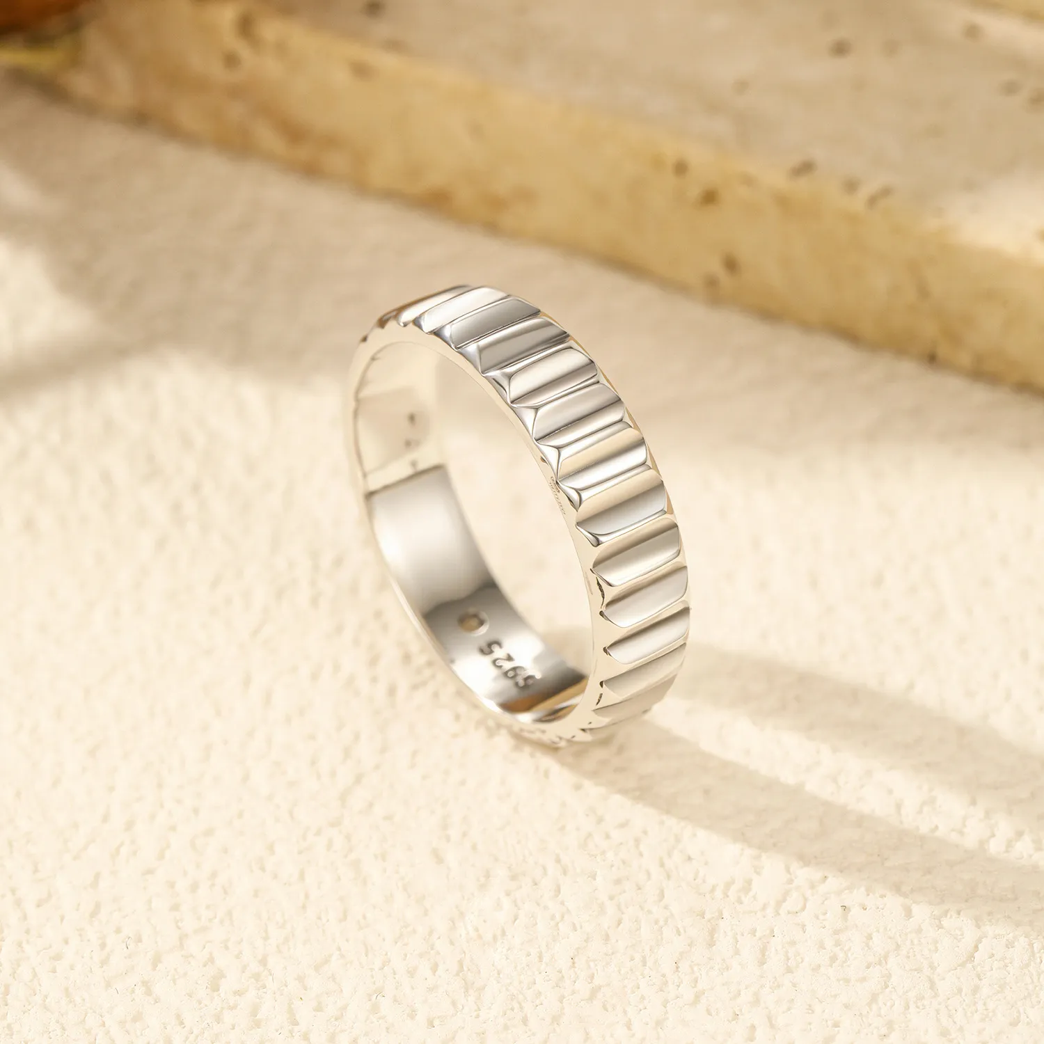 S925 Industrial Style Band Ring 70100310 - image2