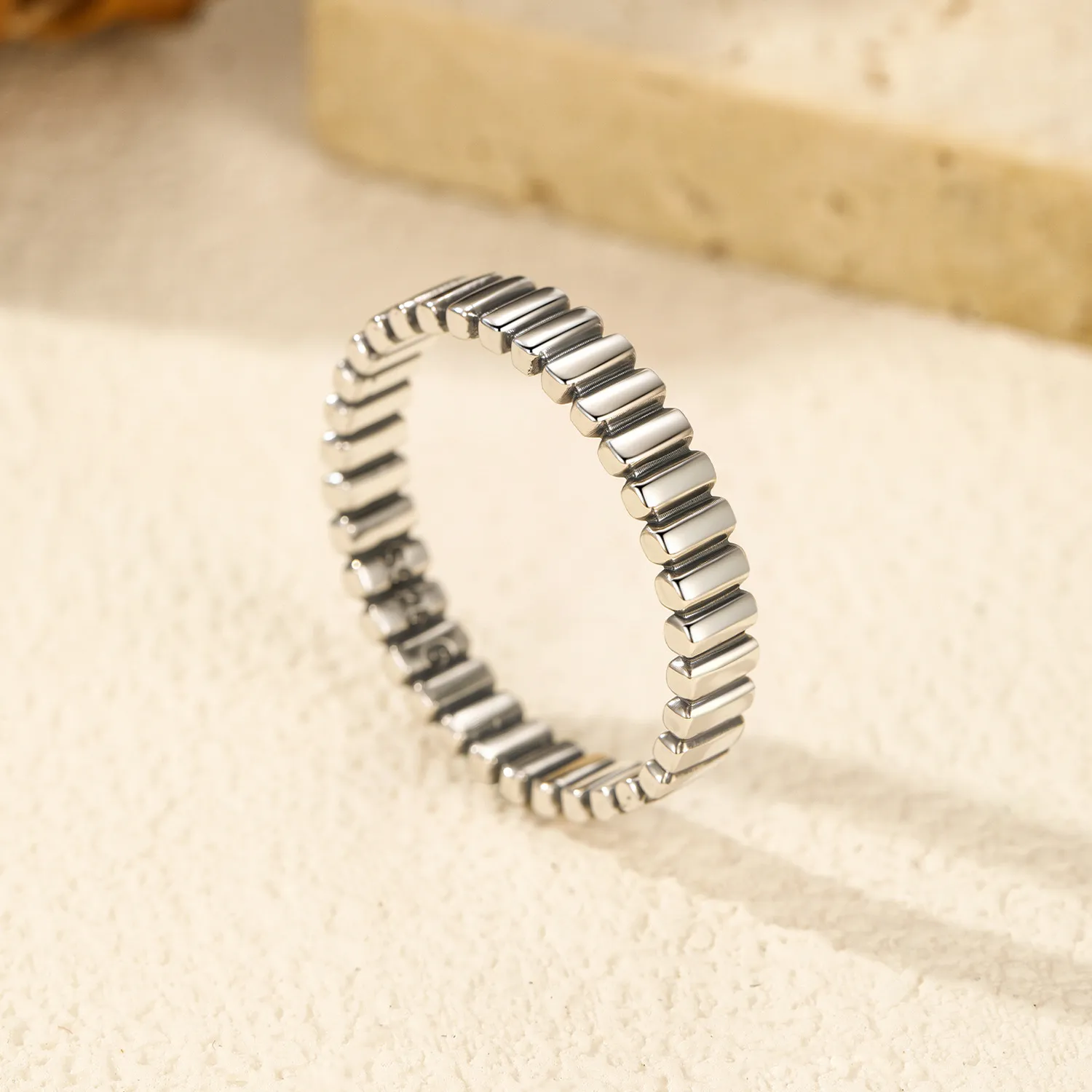 S925 Industrial Style Band Ring 70100312 - image2