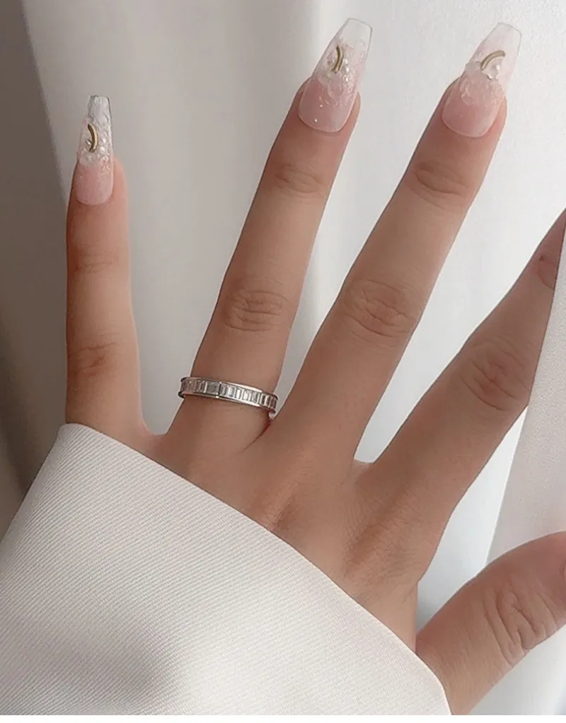 925 Sterling Silver Full Eternity Baguette CZ Ring 70100322 - image1