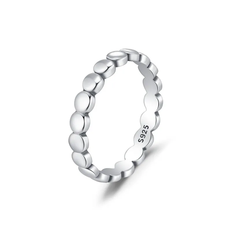 925 Sterling Silver Beaded Vintage Ring 70100459