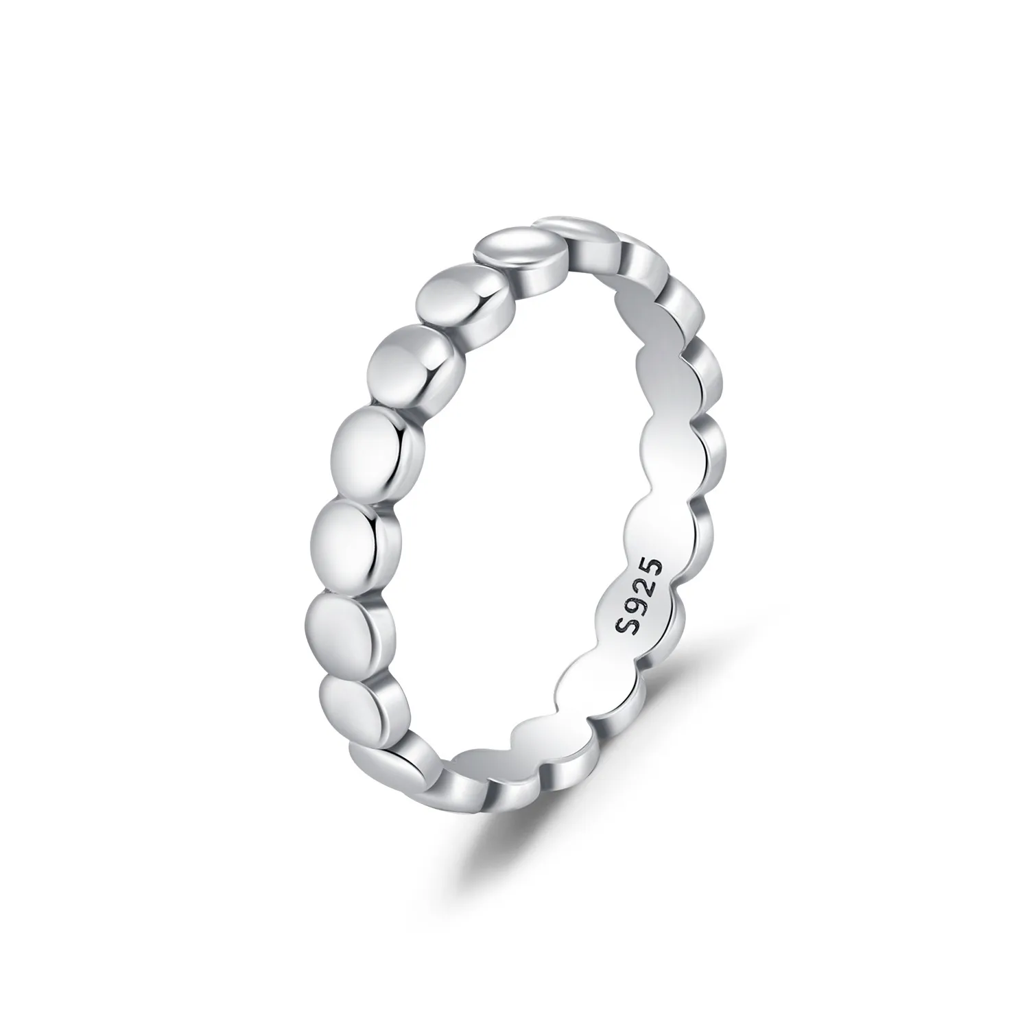 925 Sterling Silver Beaded Vintage Ring 70100459