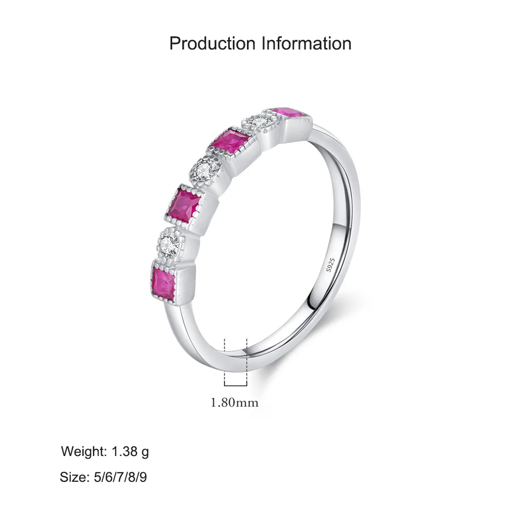 925 Sterling Silver Princess-Cut CZ Ring 70100492 - image2