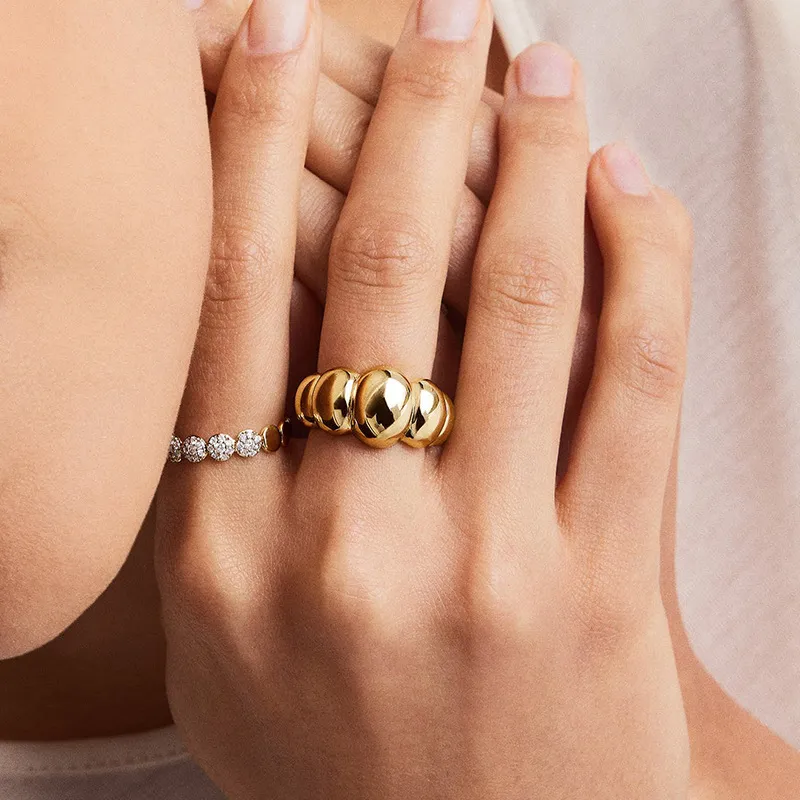 925 Sterling Silver High-Polish Minimalist Dome Band Ring 70100512 - image1