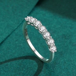 925 Sterling Silver Classic CZ Stacking Band Ring 70100534 925 Sterling Silver Classic CZ Stacking Band Ring 70100534