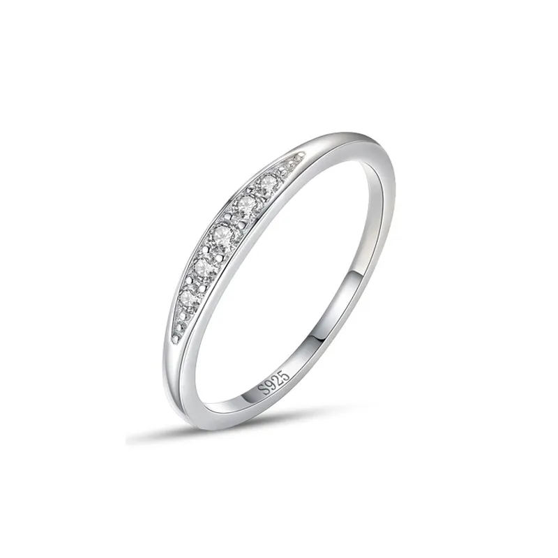 925 Sterling Silver Micro-Pavé CZ Band Ring 70100540 925 Sterling Silver Micro-Pavé CZ Band Ring 70100540