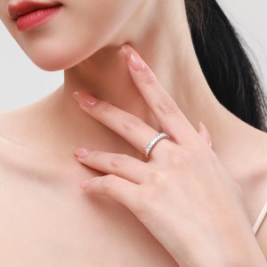 925 Sterling Silver Minimalist Baguette CZ Stacking Ring 70100544 925 Sterling Silver Minimalist Baguette CZ Stacking Ring 70100544