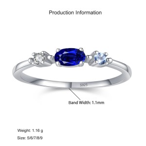 925 Sterling Silver Vintage Three-Stone CZ Stackable Ring 70100560 925 Sterling Silver Vintage Three-Stone CZ Stackable Ring 70100560