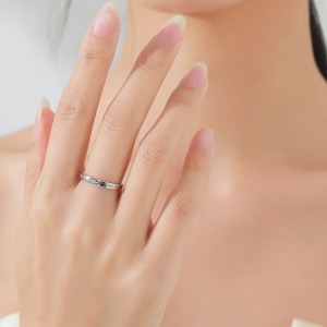 925 Sterling Silver Minimalist Star Zircon Band Ring 70100561 925 Sterling Silver Minimalist Star Zircon Band Ring 70100561