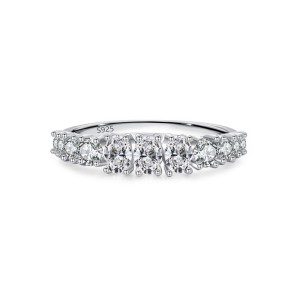 925 Sterling Silver Multi-Zircon Stacking Ring 70100569 925 Sterling Silver Multi-Zircon Stacking Ring 70100569