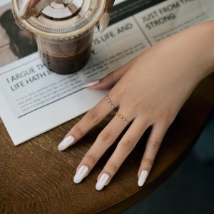 925 Sterling Silver Vintage Lace Stacking Band Ring 70100588