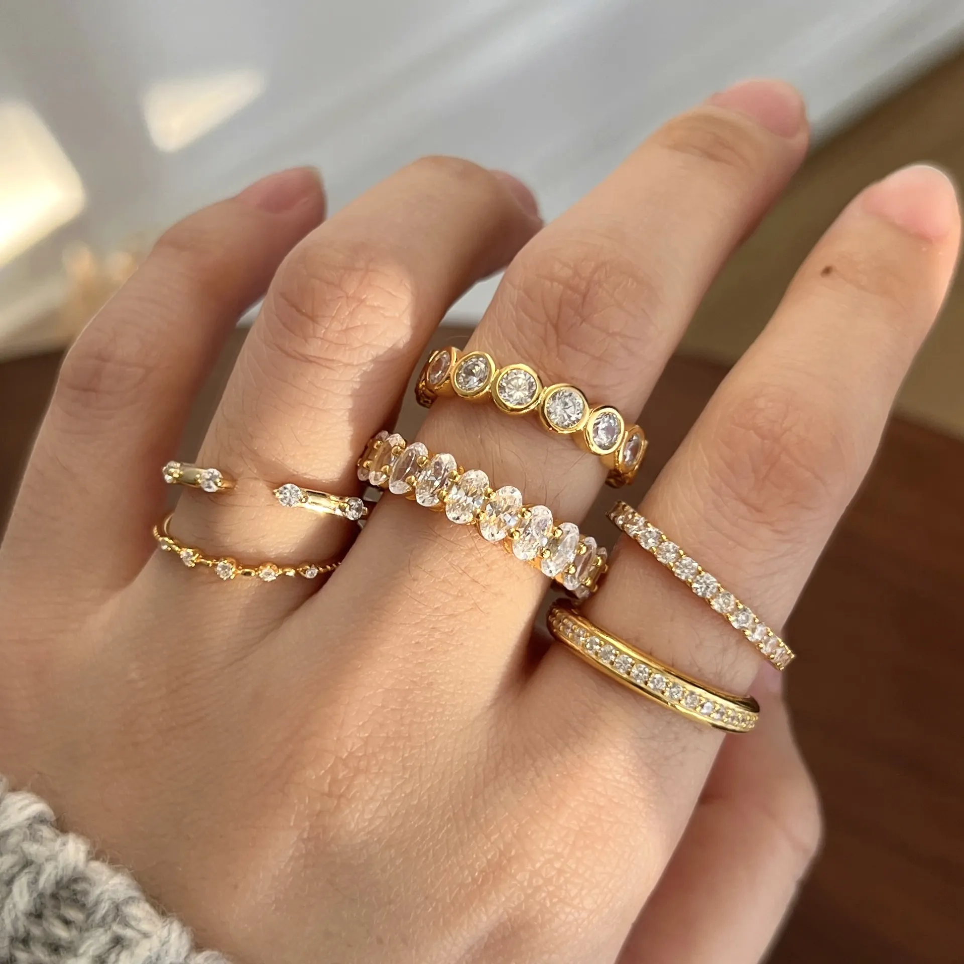 925 Sterling Silver Micro Pave Zirconia Eternity Band 70100590 - image3