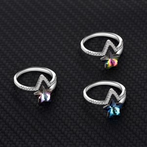 Austrian Crystals Star Cubic Zirconia Ring 70200002