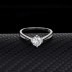 Silver Cubic Zirconia Solitaire Ring 70200007
