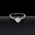 Silver Cubic Zirconia Solitaire Ring 70200007