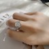 Silver Cubic Zirconia Solitaire Ring 70200011