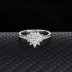 Silver Cubic Zirconia Solitaire Ring 70200012