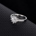 Silver Cubic Zirconia Solitaire Ring 70200012