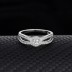 Silver Cubic Zirconia Solitaire Ring 70200013