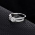 Silver Cubic Zirconia Solitaire Ring 70200013