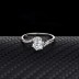 Silver Cubic Zirconia Solitaire Ring 70200014