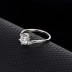 Silver Cubic Zirconia Solitaire Ring 70200014