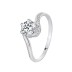 Silver Cubic Zirconia Solitaire Ring 70200014