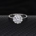 Silver Cubic Zirconia Solitaire Ring 70200017