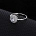 Silver Cubic Zirconia Solitaire Ring 70200017