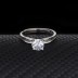 Silver Cubic Zirconia Solitaire Ring 70200018