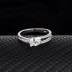 Silver Cubic Zirconia Solitaire Ring 70200020