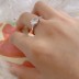 Silver Cubic Zirconia Solitaire Ring 70200021