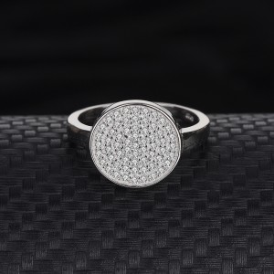 Silver Cubic Zirconia Band Ring 70200024