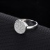 Silver Cubic Zirconia Band Ring 70200024