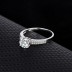 Silver Cubic Zirconia Solitaire Ring 70200028