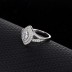 Silver Cubic Zirconia Solitaire Ring 70200030