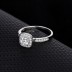 Silver Cubic Zirconia Solitaire Ring 70200031