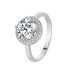 Silver Cubic Zirconia Solitaire Ring 70200032