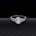 Silver Cubic Zirconia Solitaire Ring 70200034