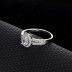 Silver Cubic Zirconia Solitaire Ring 70200034
