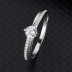 Silver Cubic Zirconia Solitaire Ring 70200035