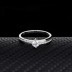 Silver Cubic Zirconia Solitaire Ring 70200035