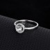 Silver Cubic Zirconia Solitaire Ring 70200036