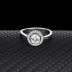 Silver Cubic Zirconia Solitaire Ring 70200037