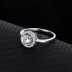 Silver Cubic Zirconia Solitaire Ring 70200037